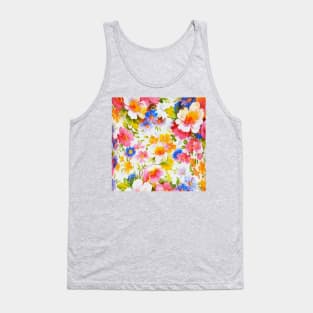 Floral festival with Spring flowers Tank Top